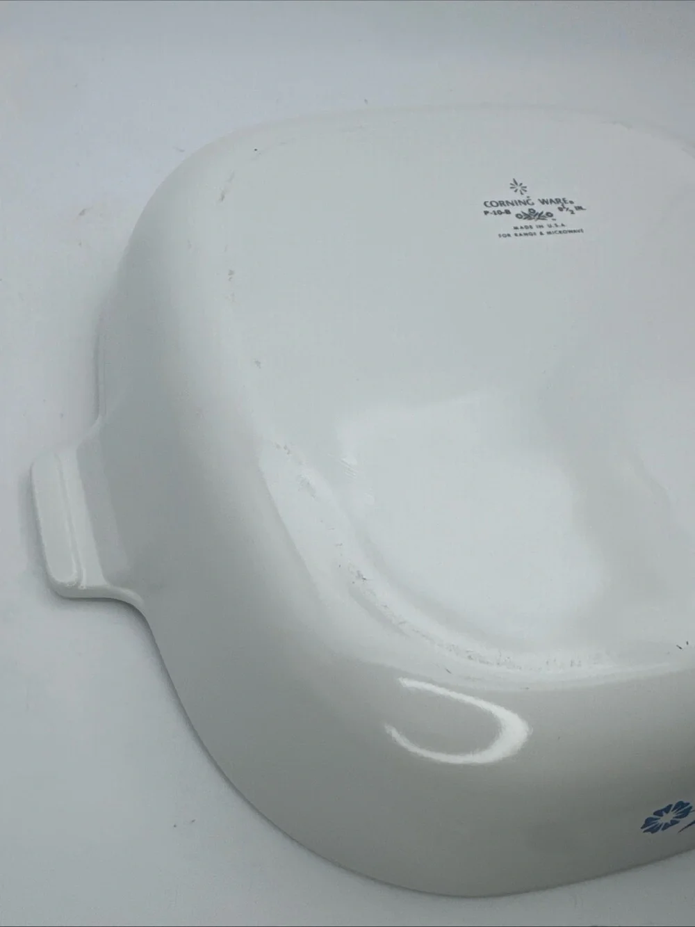 Corning Ware Blue Cornflower P-10-B, 9 1/2 Inch Casserole Dish With P-10-C-1 Lid